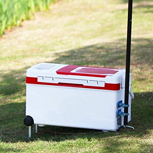 SQQSLZY Angelkasten Multifunktionaler Inkubator Vier Ecken Hebeverdickung Fischereibox Angelgerät Live Fish Box… – Bild 4