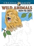 Creative Haven Wild Animals Dot-to-Dot (Adult Coloring)