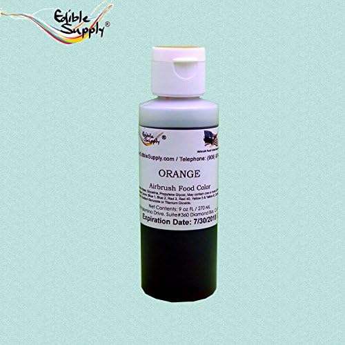 Edible Supply Orange Airbrush Food Color - 4.5 oz