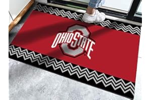 Oxbay Ohio State Buckeyes Chevron Door Mat