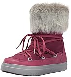 crocs Women's Lodge Point Lace Snow Boot, Pomegranate, 8 M US