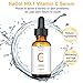 Vitamin C Serum for Face - NaCot Vitamin C Serum 20% Vit C with Hyaluronic Acid and Vitamin E - Natural & Organic Anti Wrinkle Anti Aging Facial Serum - 30ml