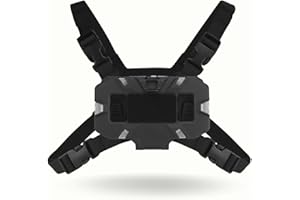 LET ME BE Let-Me-Be FoldPanel Chest Vest Set, Chest Rig Phone Mount for Plate Carrier Accessory Navigation Board, Outdoor Hiking Fishing Cycling Tactical Vest Wearable Phone Carrier for 4.7"-6.7" Screen