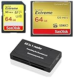 SanDisk CompactFlash Extreme 64GB CF Memory Card