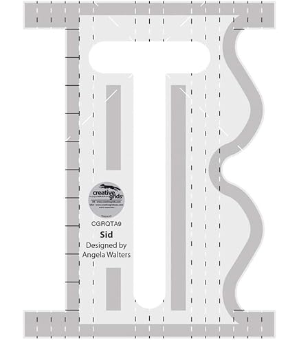 Angela Walters Quilt Lineal Set - 7 Stück Rutschfeste Stepplineale Für Quilting