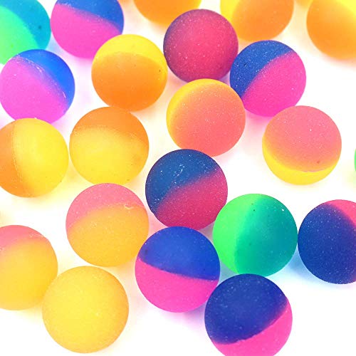 Toysery 24 Two Tone Bouncing Balls | Endless Fun | Classic Toy for Kids | Bounce Extra High | Light in Weight | Bright Colour | Great Elasticity | Best Idea to Gift Children - Thumbnail 2