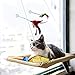 PETVINS Cat Window Perch with Super Suction Cups, Cat Hammock for Any Cat Size, Space Saving Cat Bed for Sunbath
