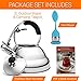 Vescoware Premium Whistling Tea Kettle, Rust Resistant Stainless Steel Teapot - 3 Litres