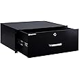 RackPath 4U Rack Mount Drawer for 19 Inch AV/Network/DJ Equipment Racks or Cabinets with Lock and Key