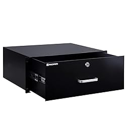 RackPath 4U Rack Mount Drawer for 19 Inch