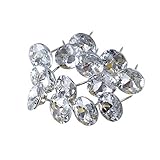 ROSENICE 25mm Sew Buttons Diamond Crystal Upholstery Nails Tacks Sofa Wall Decor 20Pcs