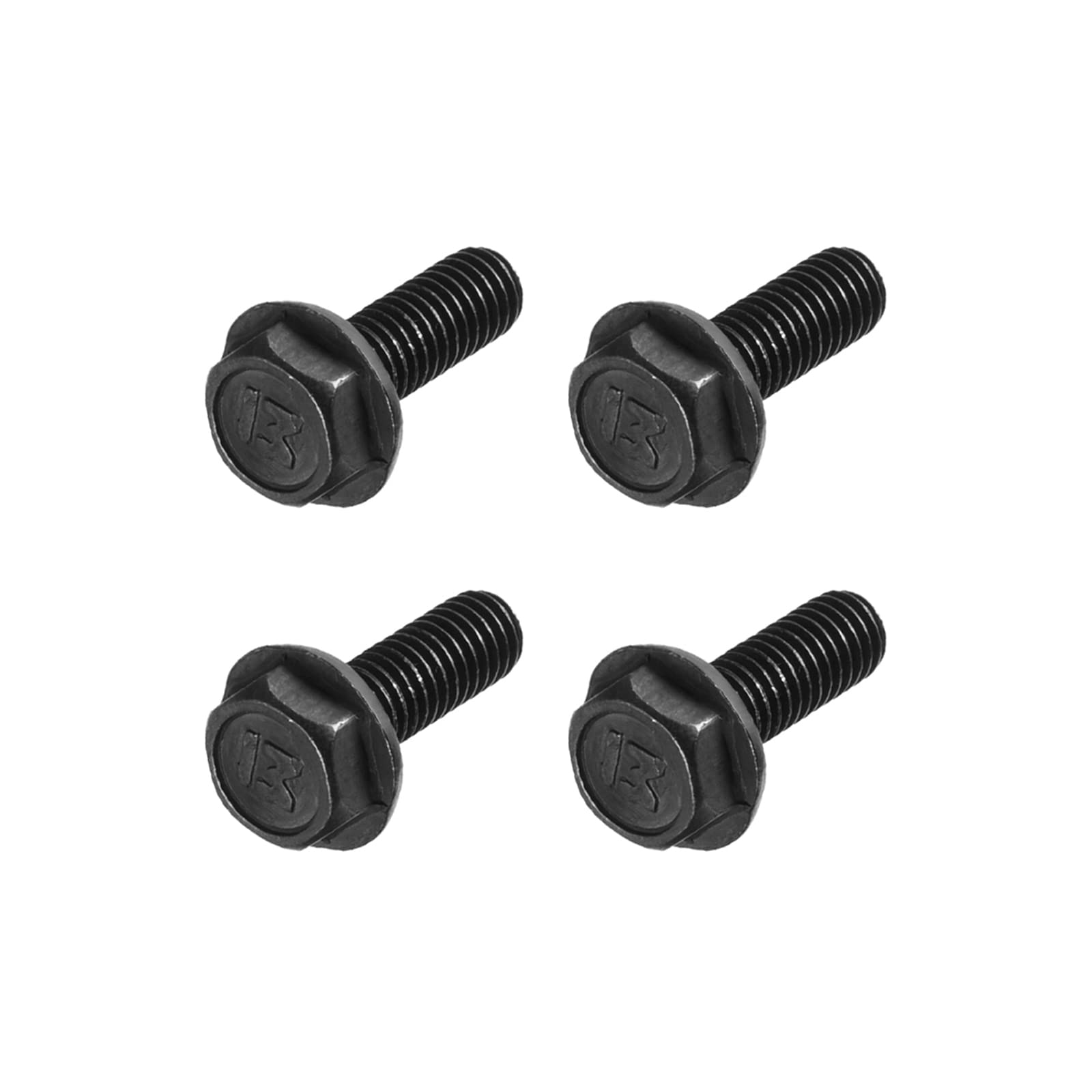 METALLIXITY Flanged Hex Head Bolts (M6x17mm) 4pcs, Hexagon Bolt Fully Thread Screw - for House Construction Hardware Fasteners โ image 1