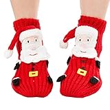 Coxeer Christmas Socks 3D Animal Non-Slip Household