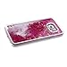 Galaxy S7 Edge Case, Pansonite 3D Creative Design Flowing Liquid Shiny Bling Sparkle Stars Glitter Star Transparent Quicksand Hard Case for Samsung Galaxy S7 Edge (Rose)