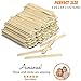 Popsicle Sticks for Crafts - Craft Sticks Pack 1100 Wooden Sticks for DIY Projects with Natural Wood Safe for Ice Popsicles - Wooden Craft Sticks Ready to Use & Perfect for Classrooms, Home and More