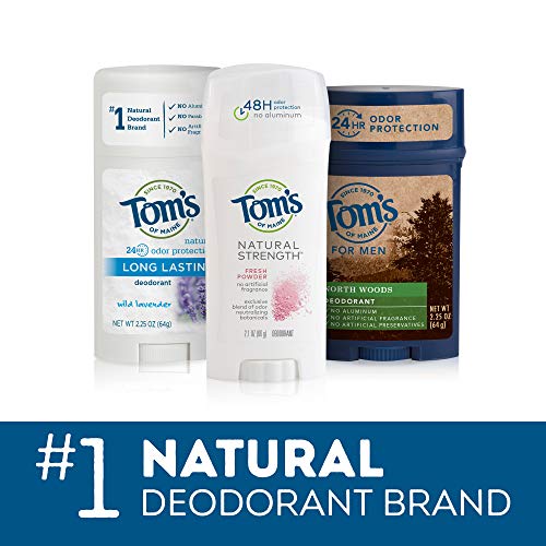 Tom's of Maine Natural Strength Deodorant, Natural Deodorant, 48Hour