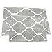 U'Artlines 2Pcs Doormat Area Rugs Microfiber Decorative Non Slip Floor Mat Machine Washable for Indoor Outdoor Entryway Kitchen (17.7x25.6+17.7x47.2, Gray)