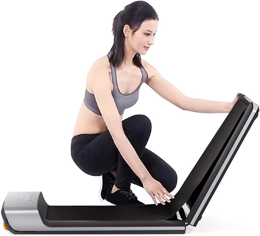 CHAOZHAOHENG Home treadmill, walking machine - foldable and convenient storage, with remote control APP smart, adjustable speed is a good baby for home exercise, suitable for home, office