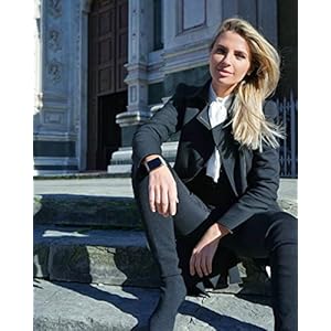 Florence Marlen FM1S Amalfi | Disegnato In Italia | 2 CINTURINI | Smartwatch Uomo-Donna Maglia Milanese Argento… - immagine 7