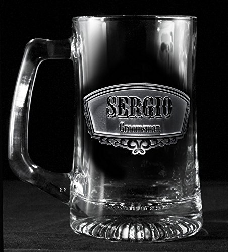 Groomsmen Beer Mugs, Best Man Gifts (set of 4)