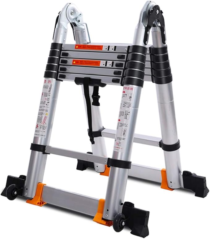 ZHAO YING Aluminum Telescopic Extension Ladder Portable MultiFunction Folding Type