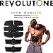 Muscle Toner & Abs Stimulator Abdominal Toning Belt EMS - Cellulite Remover - 2018 New Version - Summer is Coming / Flexible Silicone / Body Workout at Home - Office for Women Men Adult Unisex