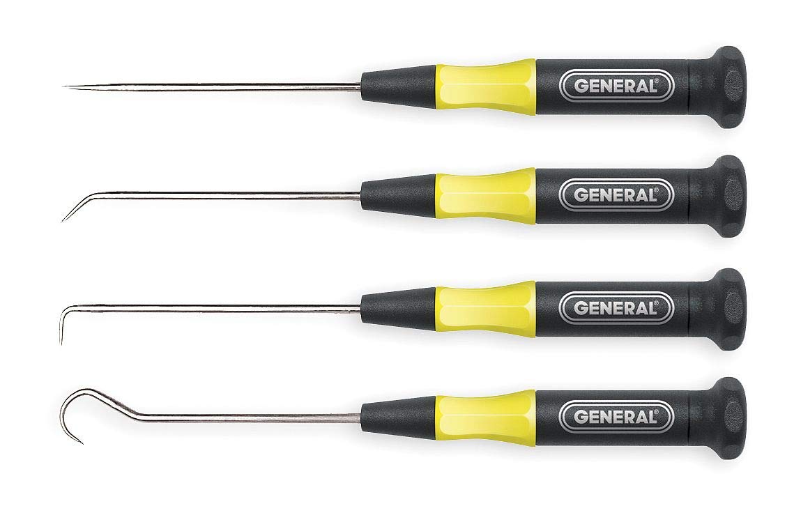 General Tools 60004 4-Piece Ultra Tech Probe Set,Black