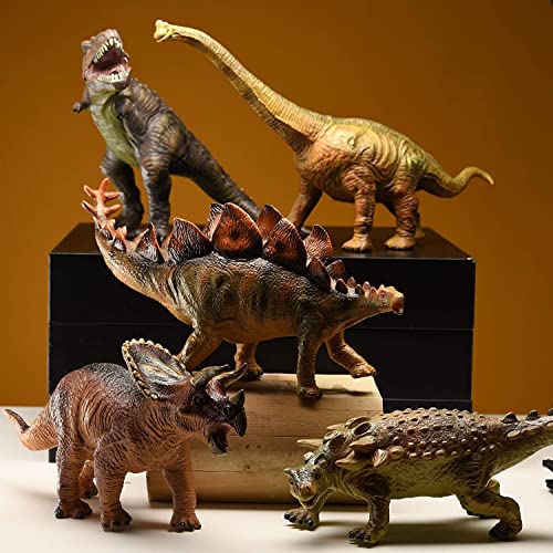 PREXTEX 5 PCS Giant Dinosaur Toy Figures Set Realistic and Large