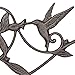 Plant Hanger Brackets Wall Mounted - Cast Iron Metal Wrought Plants Hangers Hanging Decorative Hummingbird Hooks Holder for Indoor Outdoor Flower Basket Pot Planter Bird Feeder Wind Chimes Lantern