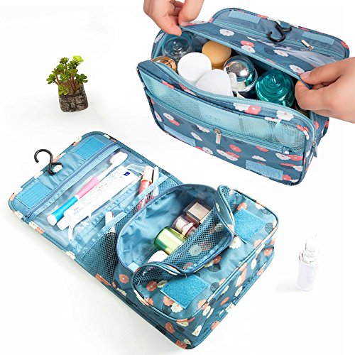 image for Travel Portable Organizer Cosmetic Bag, KEBE Waterproof Multifunction 