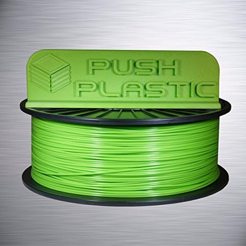 Push Plastic 1.75mm Lime Green PLA 3D Printer Filament 1kg (2.2 lbs)