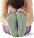 FitLeaf Toeless Yoga Socks for Women – Non Slip Grip Half Toe Socks for Pilates, Ballet, Barre – 2 Pairs
