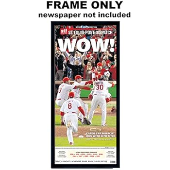 St Louis Post Dispatch - St Louis Cardinals Newspaper Frame