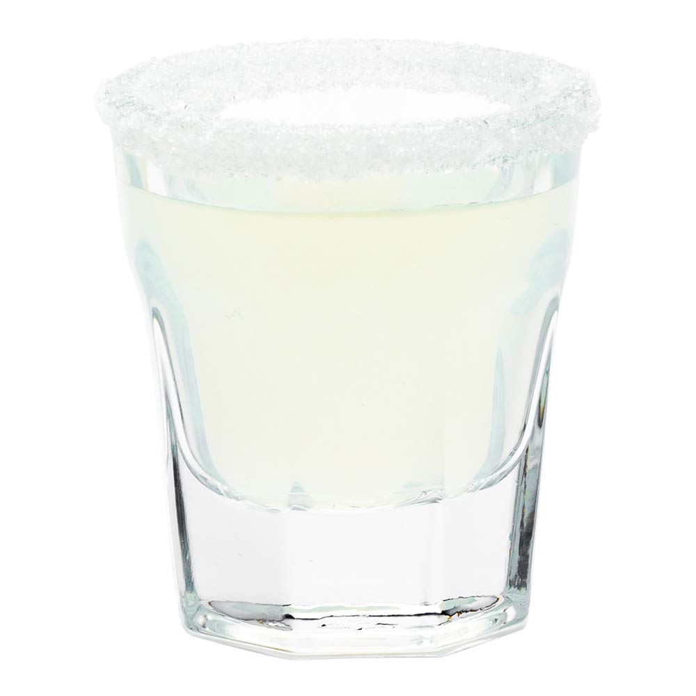Photo 1 of Restaurantware Otto 1 Ounce Shot Glasses Set Of 6 Paneled Whiskey Shot Glasses - Fine-Blown Heavy Base Dishwasher-Safe Clear Glass Shot Glass Set Chip-Resistant For Whiskey Tequila or Vodka