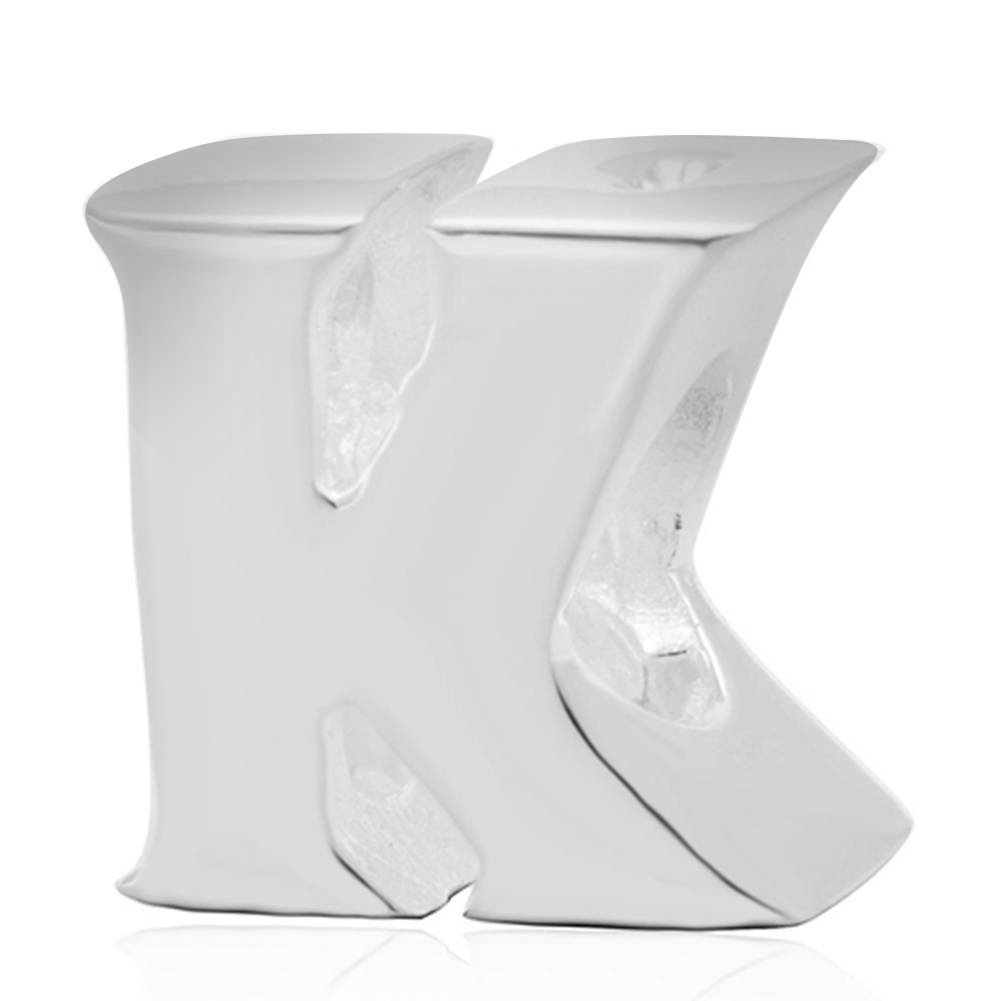 Alphabet Charms 925 Sterling Silver Beads Letter Initial K Charm Anniversary Charm Words Charm fits Pandora Charms Bracelet (K)