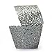 Baloray Filigree Little Vine Lace Laser Cut Cupcake Wrapper Liner Baking Cup Muffin Case Trays Wedding Birthday Party Decoration (Grey, 12)