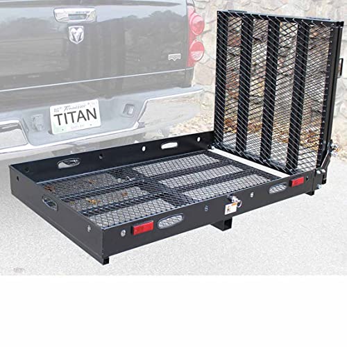 Titan Ramp Rack 300 Titan Ramps Wheelchair Mobility Rack Ramp 86 lb. Hitch Mounted MC500 ...