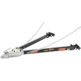 VEVOR Tow Bar, 5500 lbs Towing Capacity with Chains, Powder-Coating Alloy Steel Bumper-Mounted Universal Towing Bar, Coupler 