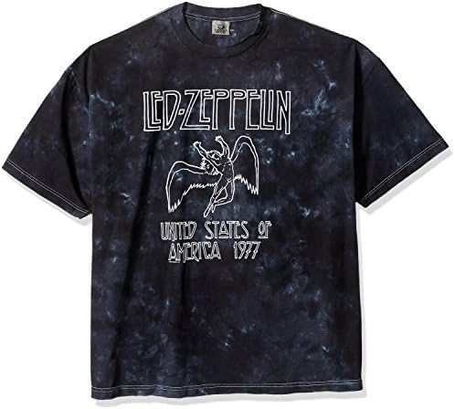 Liquid Blue Men's Led Zeppelin USA Tour 