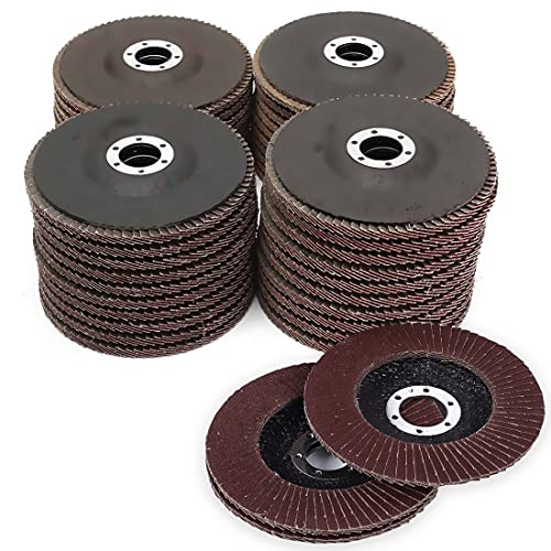Nisorpa 25 Pack 4.5in Flap Sanding Discs 40 Grits Aluminum Oxide