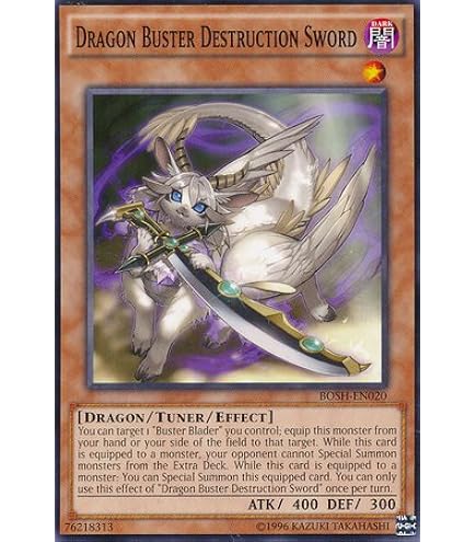 Amazon.com: YU-GI-OH! - Buster Whelp of The Destruction Swordsman  (BOSH-EN019) - Breakers of Shadow - 1st Edition