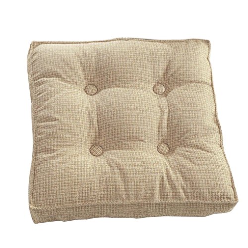 Chair Pads,Elevin(TM)Home Indoor Outdoor Comfort Linen Chic Cushion
Removable Tatami Mat Office Dining Room Chair Seat Pads (Beige)