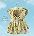 Collections Etc Whimsical Floral Print Dress Hanging Clothespin Bag, Use for Indoor or Outdoor Laundry Drying, Beige