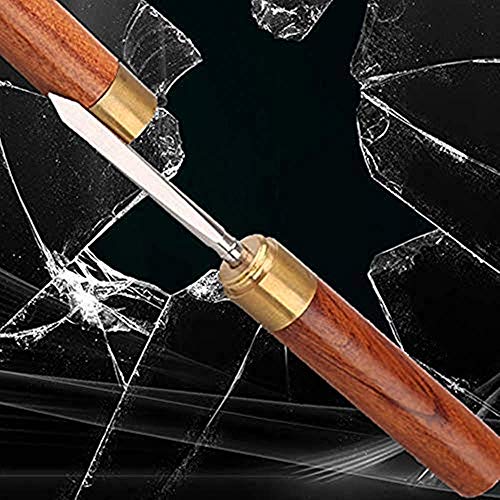 3pcs Portable Stainless Steel Ice Pick Ice Tool with Safety Cover,Wood Handle