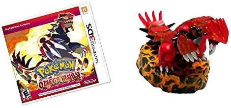 Pokemon Omega Ruby with Collectible Primal Groudon Figurine - Nintendo 3DS by Pok?on
