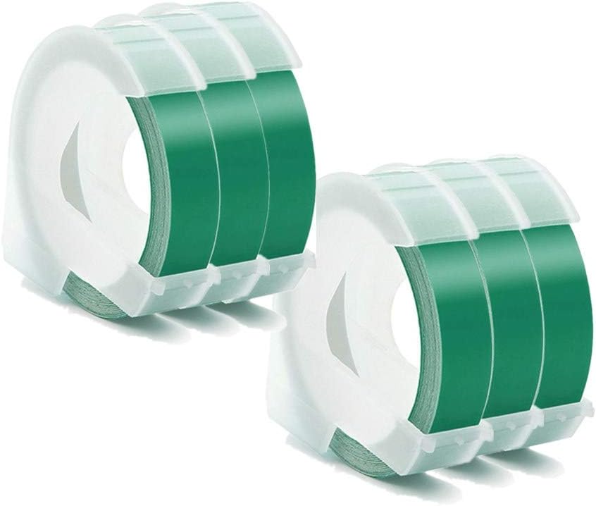 Replace Dymo Embossing Label Maker Tape 1/4 Inch, 3D
