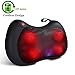 TENKER Cordless Shiatsu Neck Shoulder Back Massager with Heat - Rechargeable Use Unplugged (Pillow) for Shoulders, Lower Back, Calf, Legs, Foot - Use at Home, Office, and Car
