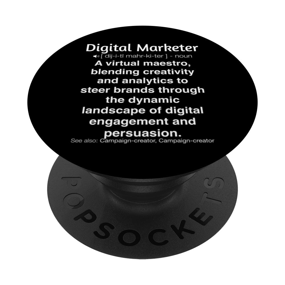 Funny Digital Marketer PopSockets Swappable PopGrip