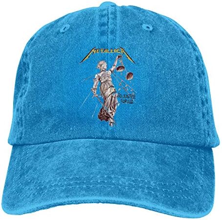 Giale Metallica Justice Adjustable Baseball Caps Denim Hats