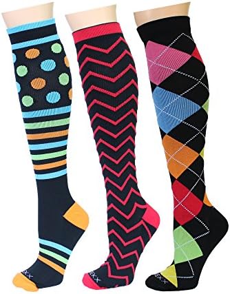 Performance &amp; Recovery Compression Socks for Men &amp; Women Athletic Fit for Running, Sports, Flight Travel, Nurses, Shin Splints, Diabetic, Varicose Veins, Maternity (15-20mmHg)